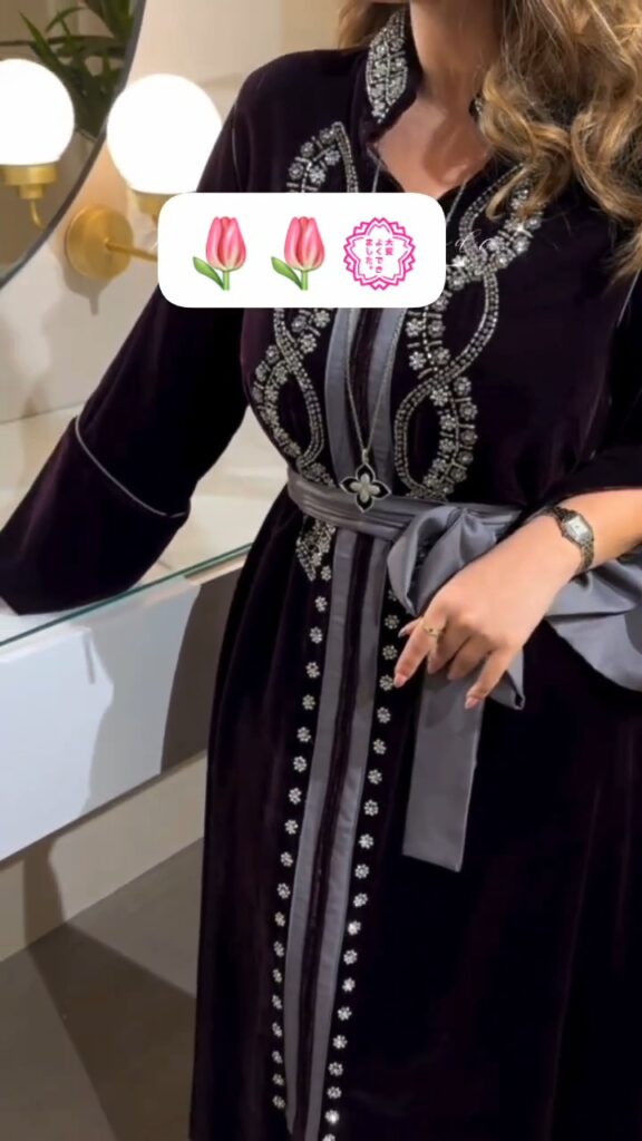 ⁦جلابية كريب استرتش⁩ - الصورة ⁦8⁩