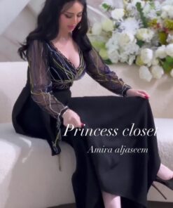 فستان سهرة جميل لون اسود