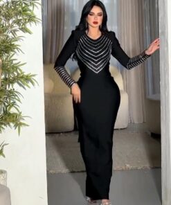 احلي فساتين سهرة سواده