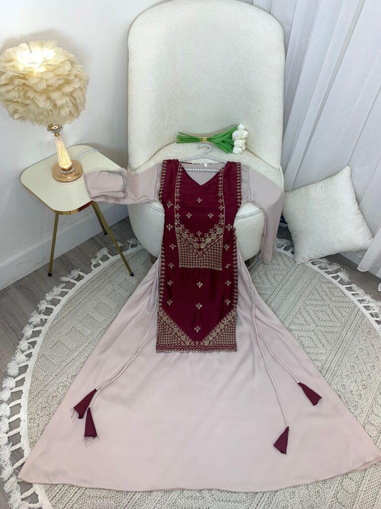 ⁦جلابية حرير فخمة⁩ - الصورة ⁦3⁩