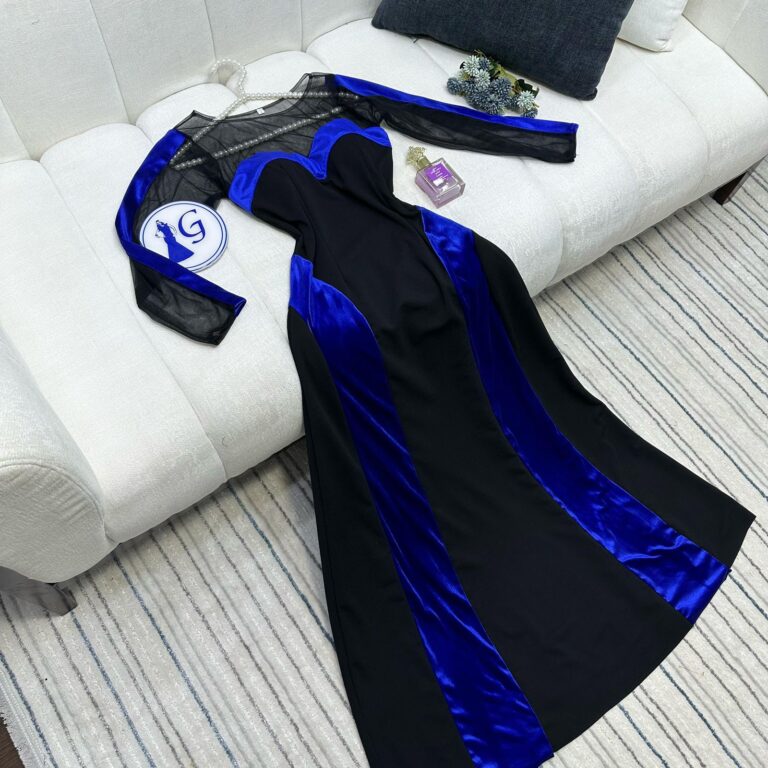 ⁦فساتين سهرة كريب استرتش⁩ - الصورة ⁦5⁩