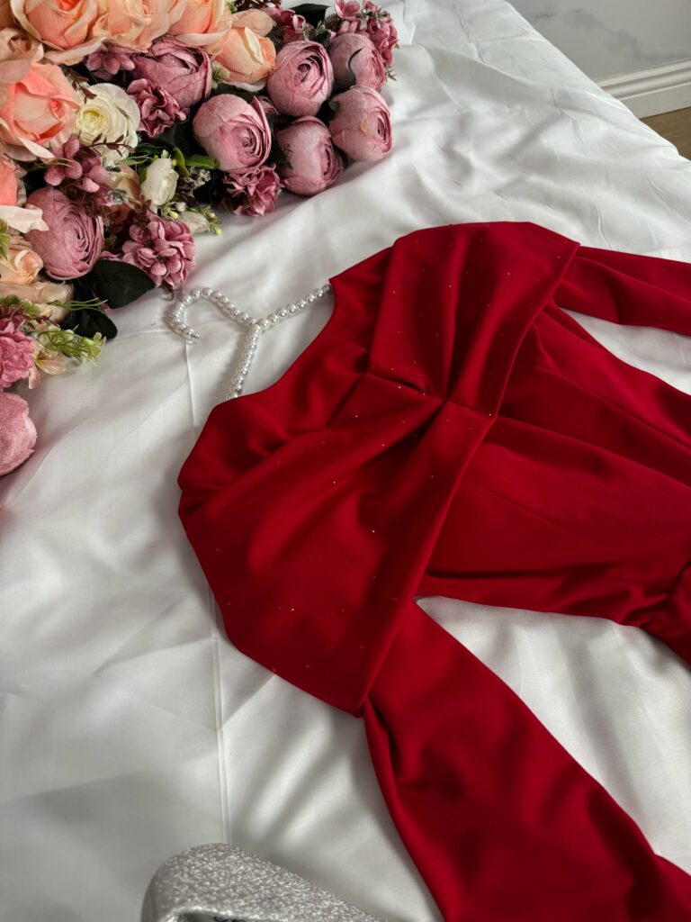 ⁦فساتين سهرة كريب استريتش⁩ - الصورة ⁦2⁩