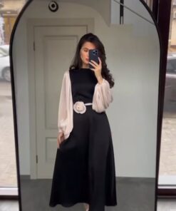 فستان سهرة تفته كريب
