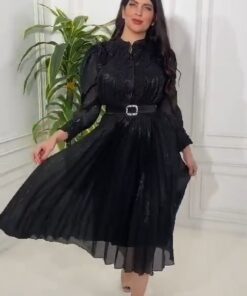 فستان سهرة اسود قصير