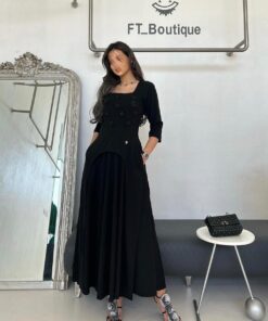 فستان سهرة لون اسود
