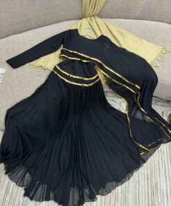 Alternative view of فستان سهرة لون أسود فخم وانيق
