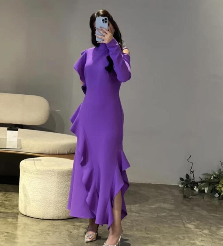 ⁦فستان لكرا اشترتش⁩ - الصورة ⁦2⁩
