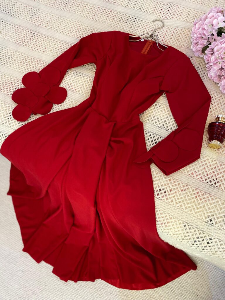 ⁦فساتين سهرة كريب اشترتش⁩ - الصورة ⁦3⁩