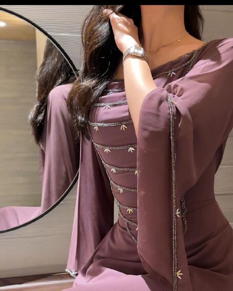 ⁦فساتين سهرة لون موف⁩ - الصورة ⁦2⁩