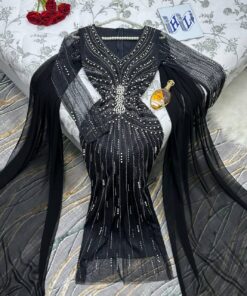 Alternative view of فساتين سهرة تل مع تتطريز