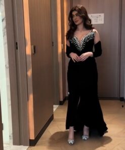افخم فساتين سهرة لوان أسود