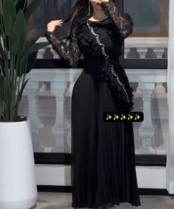 فستان سهرة لون أسود