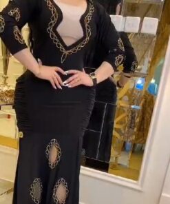 فستان سهرة كريب استرتش