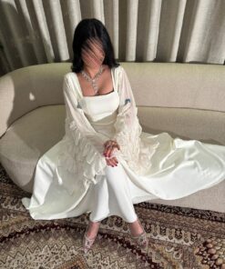 Alternative view of فساتين سهرة لون اوفوايت