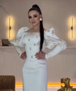 Alternative view of فساتين لون اييض