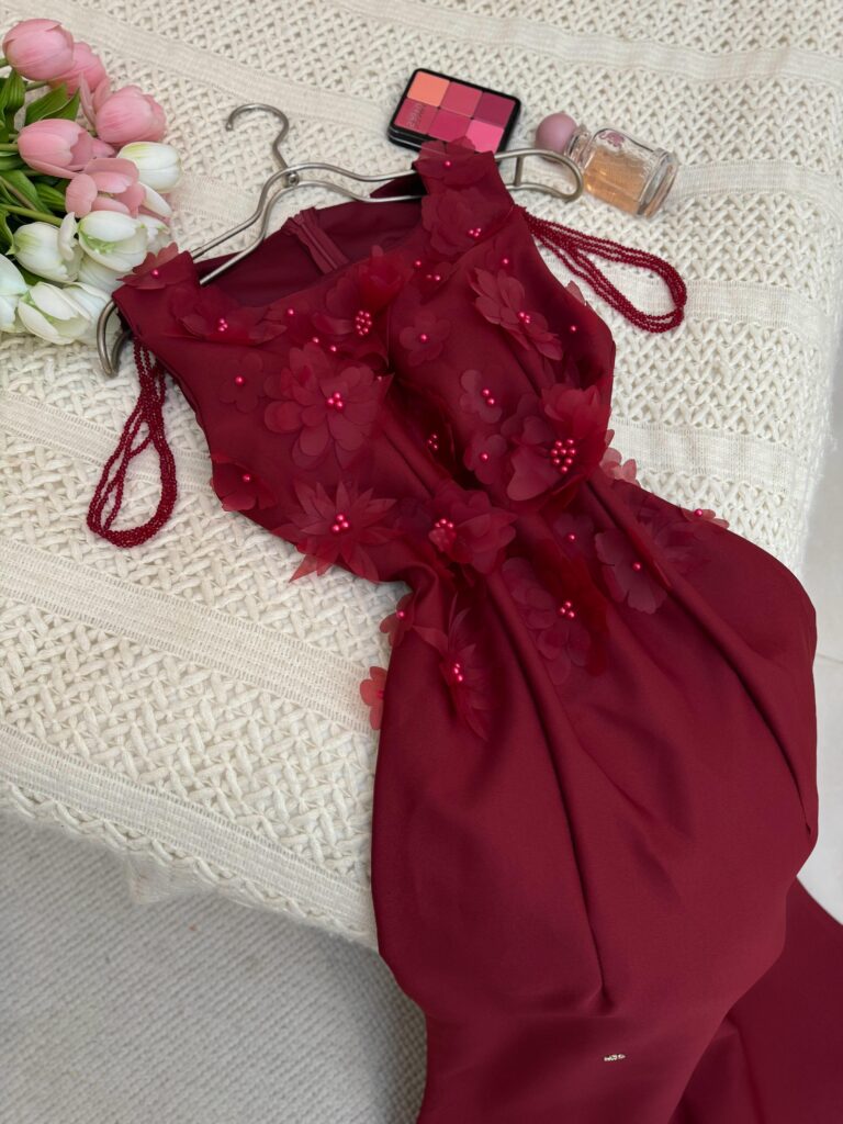 ⁦فساتين للسهرة لون بيج⁩ - الصورة ⁦4⁩