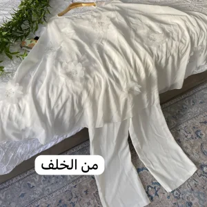 ⁦جمبسوت سهرة لون ابيض⁩ - الصورة ⁦5⁩