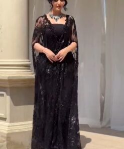 فساتين سهرة لون أسود