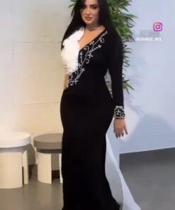 فستان سهرة لون اسود فخم