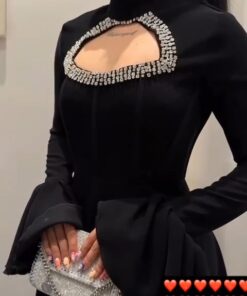 فساتين سهرة لون أسود