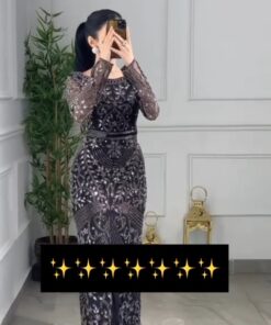 فستان سهرة اسود فخم