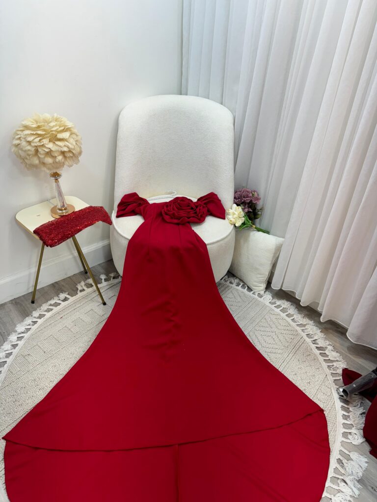 ⁦فساتين لون احمر⁩ - الصورة ⁦2⁩
