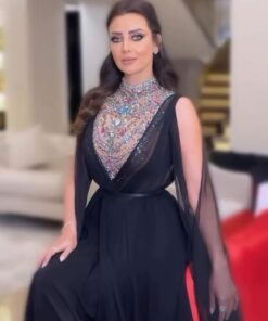 فساتين سهرة اسود ناعمة