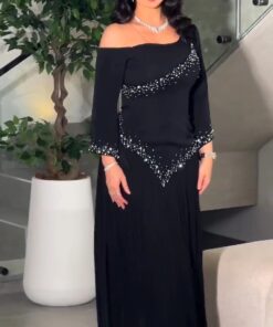فساتين سهرة لون اسود