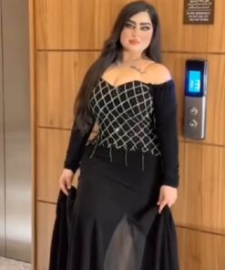 فستان سهرة لون اسود
