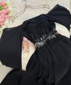 Alternative view of فستان سهرة اسود ناعم