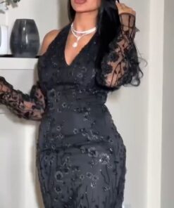 فساتين سهرة لون اسود