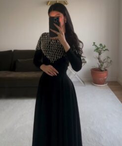 فساتين سهرة لون اسود