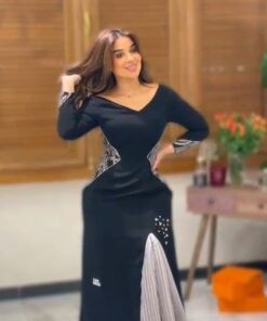 فستان سهرة لون اسود