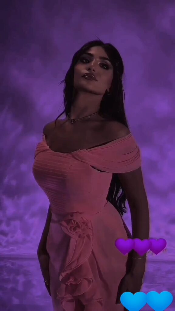 ⁦فستان سهرة لون موف⁩ - الصورة ⁦4⁩