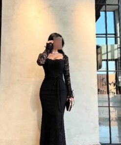 فستان للسهرة لون أسود