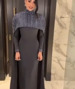 فستان اسود فخم