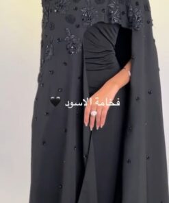 فستان سهرة لون أسود