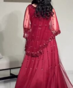 Alternative view of فستان سهرة لون أحمر