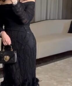 فساتين سهرة لون اسود