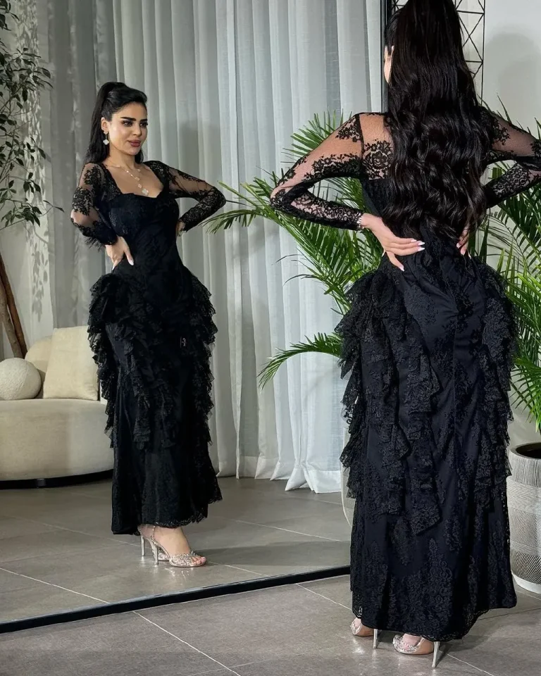 فستان سهرة لون اسود