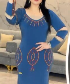 فستان سهرة كريب استرتش