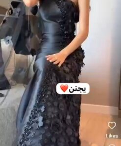 فساتين سهرة لون اسود