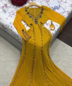 Alternative view of فستان سهرة لون أصفر