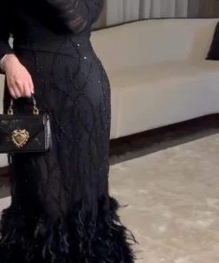 فساتين سهرة لون اسود