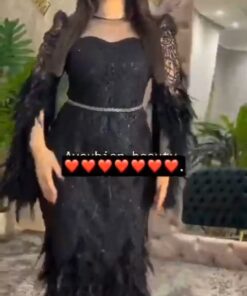 فساتين سهرة لون اسود