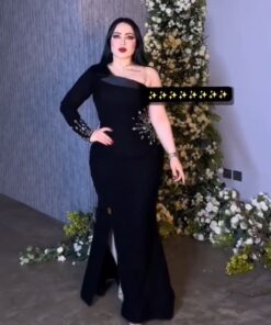 فستان سهرة لون اسود