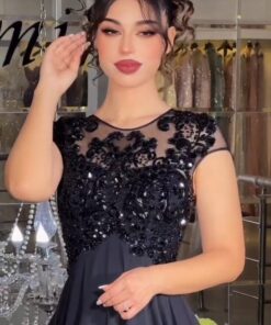 فساتين سهرة لون أسود