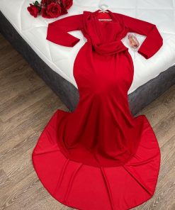 فساتين حمراء أنيقة