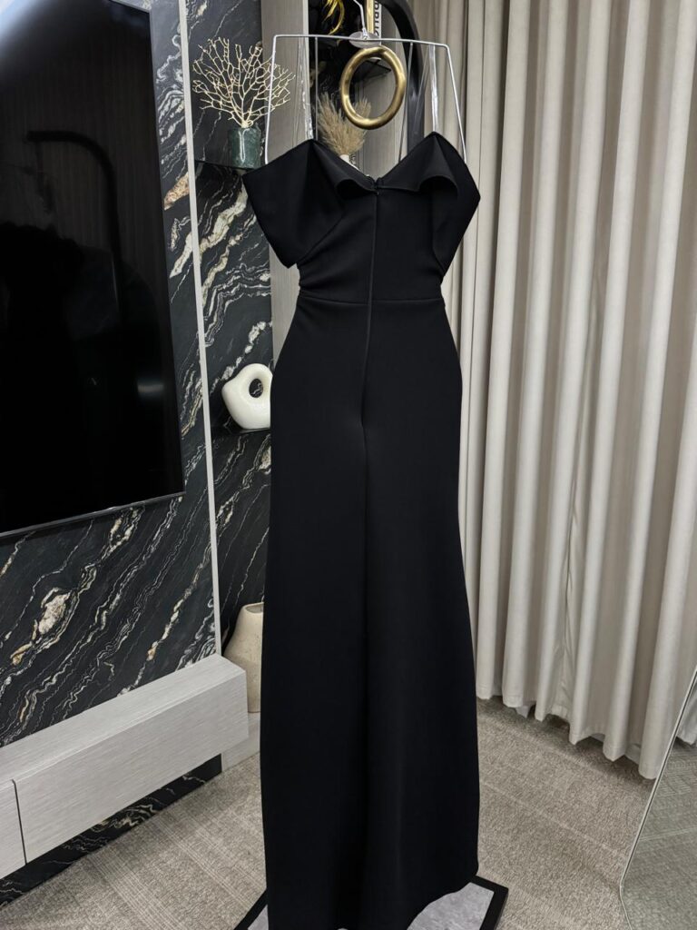 ⁦احلي فستان سهرة لون أسود⁩ - الصورة ⁦2⁩