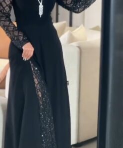 Alternative view of فستان سهرة لون اسود فخم